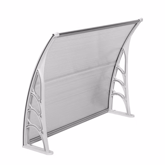 Toldo resistente del soporte de aluminio del toldo al aire libre de la hoja sólida del policarbonato