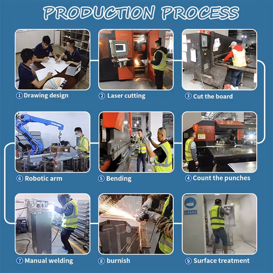 Gabinete de almacenamiento de batería solar UPS serie apilable personalizado